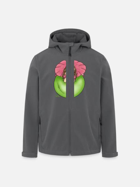 Prinzessin auf der Erbse - Recycelte Männer Softshell-Jacke von Stanley/Stella - Anthrazit