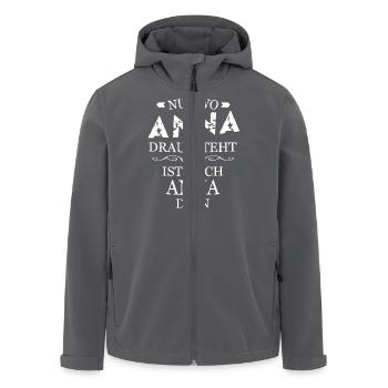 Anna - Recycelte Männer Softshell-Jacke von Stanley/Stella - Anthrazit - Vorne - AI Model Male 185 light (185cm)