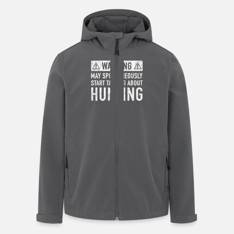 Ursprüngliche Jagd Geschenk - Recycelte Männer Softshell-Jacke von Stanley/Stella - Anthrazit