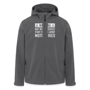 Original-Motor Present: Hier können Sie bestellen - Recycelte Männer Softshell-Jacke von Stanley/Stella - Anthrazit - Vorne - AI Model Male 185 light (185cm)