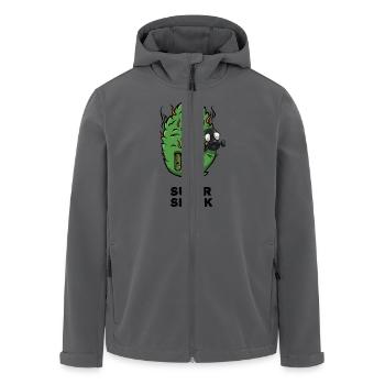Super Skunk Marijuana Bud - Recycelte Männer Softshell-Jacke von Stanley/Stella - Anthrazit - Vorne - AI Model Male 185 light (185cm)