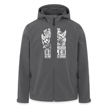 Leben nach dem Tod Roller - Recycelte Männer Softshell-Jacke von Stanley/Stella - Anthrazit - Vorne - AI Model Male 185 light (185cm)