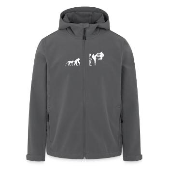 TAEKWONDO EVOLUTION - Recycelte Männer Softshell-Jacke von Stanley/Stella - Anthrazit - Vorne - AI Model Male 185 light (185cm)