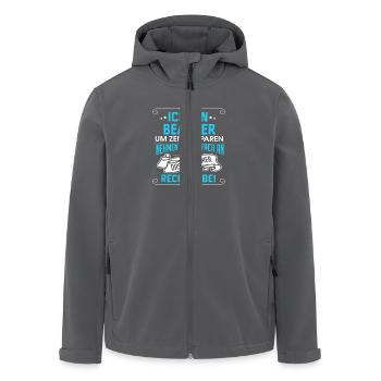 BEAMTER - Recycelte Männer Softshell-Jacke von Stanley/Stella - Anthrazit - Vorne - AI Model Male 185 light (185cm)