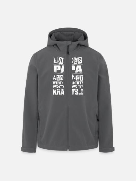 Beruf - Was der Papa anordnet, wird gemacht... - Recycelte Männer Softshell-Jacke von Stanley/Stella - Anthrazit