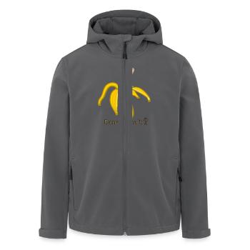 Bannanensaft ? - Recycelte Männer Softshell-Jacke von Stanley/Stella - Anthrazit - Vorne - AI Model Male 185 light (185cm)