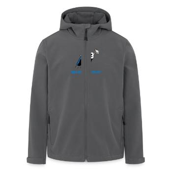 Photography "Iam a pixel pusher for life" T-Shirt - Recycelte Männer Softshell-Jacke von Stanley/Stella - Anthrazit - Vorne - AI Model Male 185 light (185cm)