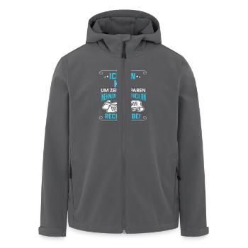 KAI - Recycelte Männer Softshell-Jacke von Stanley/Stella - Anthrazit - Vorne - AI Model Male 185 light (185cm)