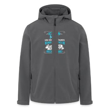 MAX - Recycelte Männer Softshell-Jacke von Stanley/Stella - Anthrazit - Vorne - AI Model Male 185 light (185cm)