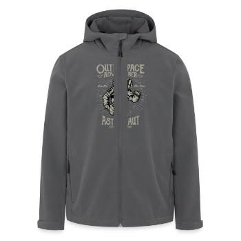Astronaut - Recycelte Männer Softshell-Jacke von Stanley/Stella - Anthrazit - Vorne - AI Model Male 185 light (185cm)