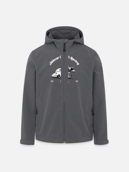 Sidecar Classic Racing - Recycelte Männer Softshell-Jacke von Stanley/Stella - Anthrazit