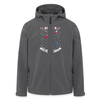 Dabbing Nussknacker Weihnachten Geschenk Dab - Recycelte Männer Softshell-Jacke von Stanley/Stella - Anthrazit - Vorne - AI Model Male 185 light (185cm)