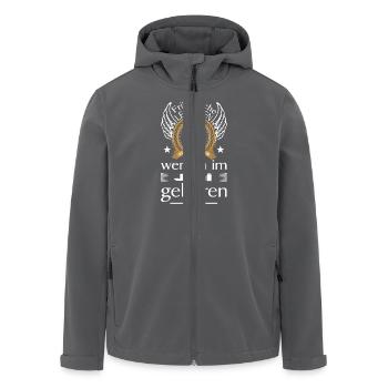 Fränkische Legenden Juni - Recycelte Männer Softshell-Jacke von Stanley/Stella - Anthrazit - Vorne - AI Model Male 185 light (185cm)