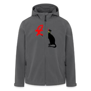 punk rock rat - Recycelte Männer Softshell-Jacke von Stanley/Stella - Anthrazit - Vorne - AI Model Male 185 light (185cm)