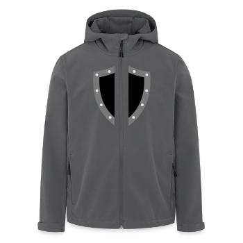 shield - Recycelte Männer Softshell-Jacke von Stanley/Stella - Anthrazit - Vorne - AI Model Male 185 light (185cm)