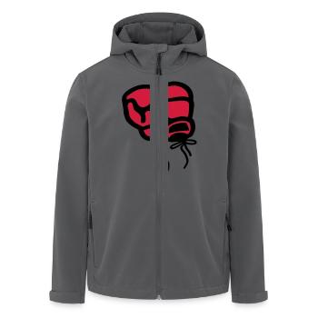 boxhandschuhe_t2 - Recycelte Männer Softshell-Jacke von Stanley/Stella - Anthrazit - Vorne - AI Model Male 185 light (185cm)