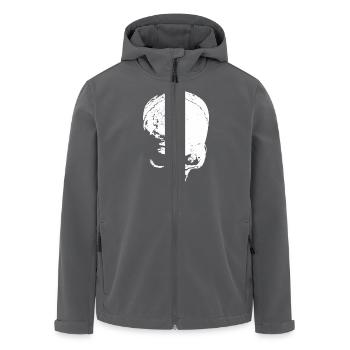skull - Recycelte Männer Softshell-Jacke von Stanley/Stella - Anthrazit - Vorne - AI Model Male 185 light (185cm)