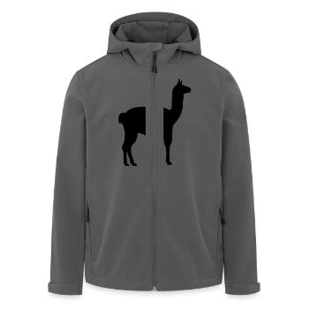 Lama - Recycelte Männer Softshell-Jacke von Stanley/Stella - Anthrazit - Vorne - AI Model Male 185 light (185cm)