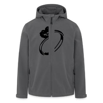 Herz-Diamant-Ring - Recycelte Männer Softshell-Jacke von Stanley/Stella - Anthrazit - Vorne - AI Model Male 185 light (185cm)