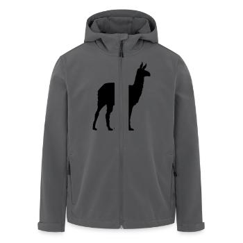 lama - Recycelte Männer Softshell-Jacke von Stanley/Stella - Anthrazit - Vorne - AI Model Male 185 light (185cm)