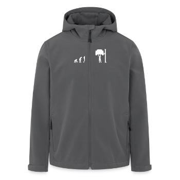 Mechaniker - Recycelte Männer Softshell-Jacke von Stanley/Stella - Anthrazit - Vorne - AI Model Male 185 light (185cm)