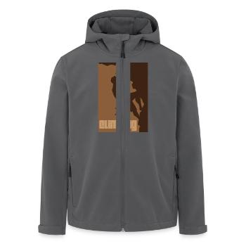 Climbing Klettern - Recycelte Männer Softshell-Jacke von Stanley/Stella - Anthrazit - Vorne - AI Model Male 185 light (185cm)