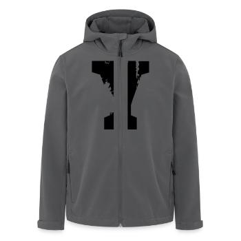 Y - Buchstabe - Recycelte Männer Softshell-Jacke von Stanley/Stella - Anthrazit - Vorne - AI Model Male 185 light (185cm)