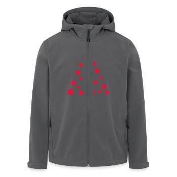 Weihnachtsbaum - Recycelte Männer Softshell-Jacke von Stanley/Stella - Anthrazit - Vorne - AI Model Male 185 light (185cm)