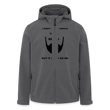 Beard - Recycelte Männer Softshell-Jacke von Stanley/Stella - Anthrazit - Vorne - AI Model Male 185 light (185cm)