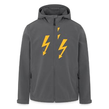 Blitz - Recycelte Männer Softshell-Jacke von Stanley/Stella - Anthrazit - Vorne - AI Model Male 185 light (185cm)