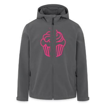 Cupcake - Recycelte Männer Softshell-Jacke von Stanley/Stella - Anthrazit - Vorne - AI Model Male 185 light (185cm)