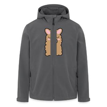 Lama - Recycelte Männer Softshell-Jacke von Stanley/Stella - Anthrazit - Vorne - AI Model Male 185 light (185cm)