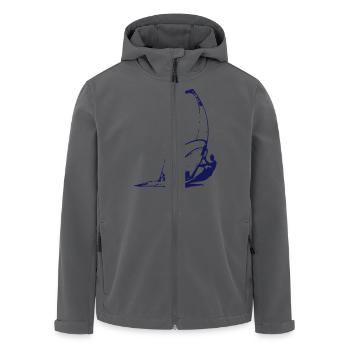 Windsurfing - Surfer - Recycelte Männer Softshell-Jacke von Stanley/Stella - Anthrazit - Vorne - AI Model Male 185 light (185cm)