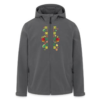 zweideutige Sprüche / Flutschfinger & Leckmuschel - Recycelte Männer Softshell-Jacke von Stanley/Stella - Anthrazit - Vorne - AI Model Male 185 light (185cm)