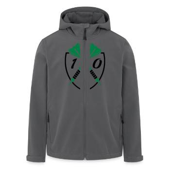 darts 180 - Recycelte Männer Softshell-Jacke von Stanley/Stella - Anthrazit - Vorne - AI Model Male 185 light (185cm)