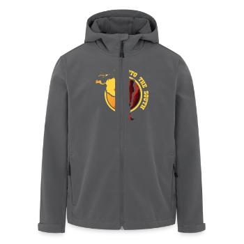 Südamerika - Recycelte Männer Softshell-Jacke von Stanley/Stella - Anthrazit - Vorne - AI Model Male 185 light (185cm)
