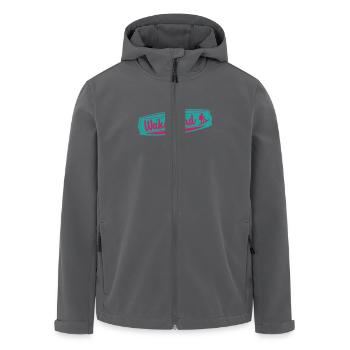 Wakeboard - Recycelte Männer Softshell-Jacke von Stanley/Stella - Anthrazit - Vorne - AI Model Male 185 light (185cm)