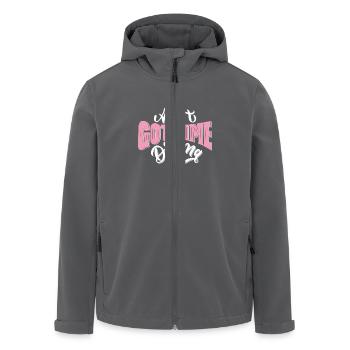 Ich habe keine Zeit für Drama - Recycelte Männer Softshell-Jacke von Stanley/Stella - Anthrazit - Vorne - AI Model Male 185 light (185cm)