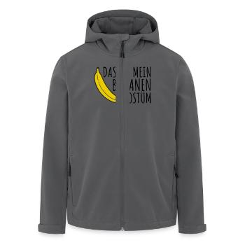 Das Ist Mein Bananen Kostüm Karneval Party Banane - Recycelte Männer Softshell-Jacke von Stanley/Stella - Anthrazit - Vorne - AI Model Male 185 light (185cm)