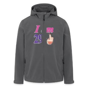 30. Geburtstag lustiges Geschenk für Frauen, die 29+ - Recycelte Männer Softshell-Jacke von Stanley/Stella - Anthrazit - Vorne - AI Model Male 185 light (185cm)