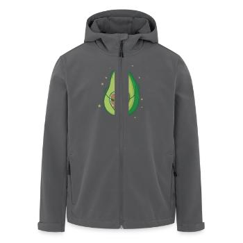 Avocado mit Herz als Kern - Recycelte Männer Softshell-Jacke von Stanley/Stella - Anthrazit - Vorne - AI Model Male 185 light (185cm)
