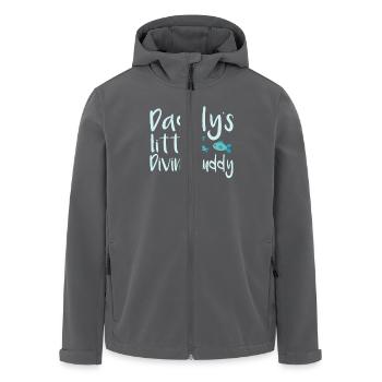 Diving Buddy - Recycelte Männer Softshell-Jacke von Stanley/Stella - Anthrazit - Vorne - AI Model Male 185 light (185cm)