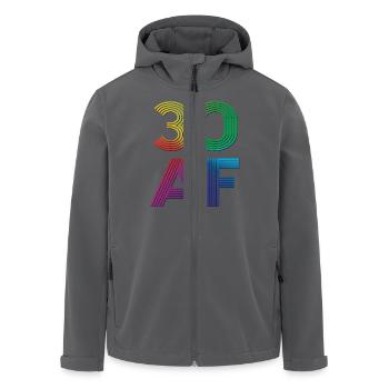 30 AF - 30. Geburtstagsfeier Geschenk für 30 Jahre - Recycelte Männer Softshell-Jacke von Stanley/Stella - Anthrazit - Vorne - AI Model Male 185 light (185cm)