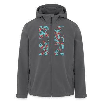 Schultüte Einschulung Geschenk - Recycelte Männer Softshell-Jacke von Stanley/Stella - Anthrazit - Vorne - AI Model Male 185 light (185cm)