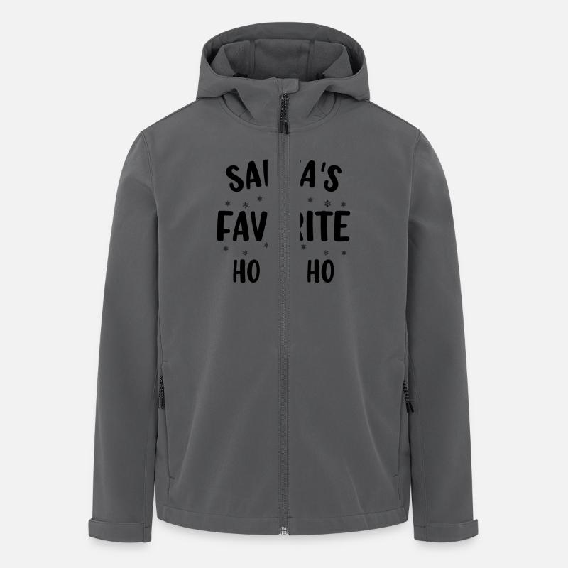 Santa's favorite ho - Veste softshell homme en polyester recyclé Stanley/Stella - charbon