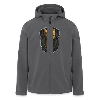 Süße Graue Katze Kätzchen Jeans Jacke Tasche - Recycelte Männer Softshell-Jacke von Stanley/Stella - Anthrazit - Vorne - AI Model Male 185 light (185cm)
