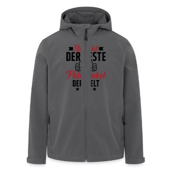 so sieht der beste patenonkel der welt aus - Recycelte Männer Softshell-Jacke von Stanley/Stella - Anthrazit - Vorne - AI Model Male 185 light (185cm)