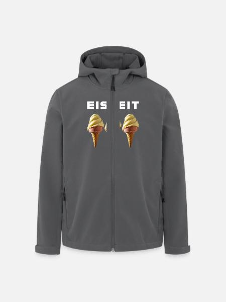 Eiszeit - Recycelte Männer Softshell-Jacke von Stanley/Stella - Anthrazit