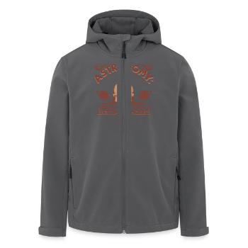 Astronomie: Sterne zählen ist ein legitimes Hobby. - Recycelte Männer Softshell-Jacke von Stanley/Stella - Anthrazit - Vorne - AI Model Male 185 light (185cm)