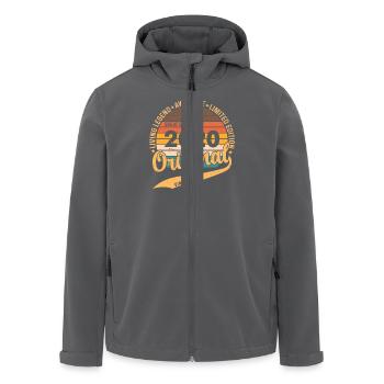 2020 - Recycelte Männer Softshell-Jacke von Stanley/Stella - Anthrazit - Vorne - AI Model Male 185 light (185cm)